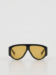 Okulary przeciwsłoneczne aviator - żółty. Żółte okulary przeciwsłoneczne męskie Reserved. Za 79.99 zł.