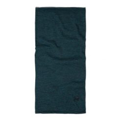 Chusta turystyczna Merino Midweight. Niebieskie szaliki i chusty damskie Buff, bez wzorów, z materiału. Za 99.65 zł.