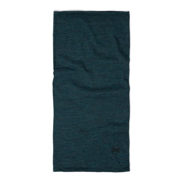 Chusta turystyczna Merino Midweight. Niebieskie szaliki i chusty damskie Buff, bez wzorów, z materiału. Za 108.45 zł.
