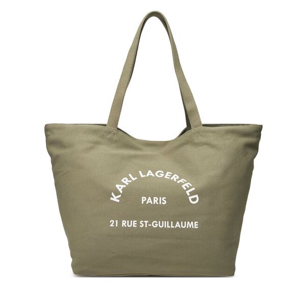 Torebka KARL LAGERFELD. Brązowe torebki do ręki damskie KARL LAGERFELD, bez wzorów, bez dodatków. Za 219.99 zł.