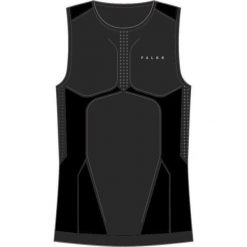 Tank top Falke Warm. Czarne bielizna termoaktywna męska Falke, na lato, m, bez wzorów, bez kołnierzyka. Za 312.00 zł.