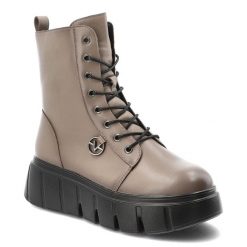 Szare Botki Vinceza Ocieplane Buty Damskie Na Platformie. Szare kozaki damskie VINCEZA, przed kolano, bez obcasa, na platformie. Za 161.99 zł.