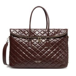 Torebka Nine West. Brązowe torebki do ręki damskie Nine West, bez wzorów, bez dodatków. Za 299.99 zł.