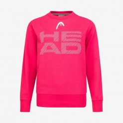 Bluza damska Rally Sweatshirt. Czerwone bluzy sportowe damskie Head, xl, bez wzorów, z bawełny, bez kaptura, tenisowe. W wyprzedaży za 161.00 zł.