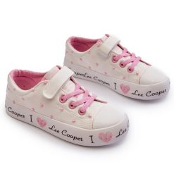Trampki Dziewczęce Lee Cooper LCW-24-02-2159 Białe. Białe trampki i tenisówki dziewczęce bez wzorów, z gumy, bez zapięcia. Za 182.49 zł.