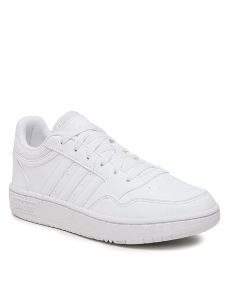 Adidas Sneakersy Hoops GW0433 Biały. Białe buty sportowe dziewczęce Adidas, bez wzorów, z materiału, bez zapięcia. Za 179.99 zł.
