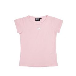 Dziewczęcy T-shirt z krótkim rękawem i małym logo Foil. Czerwone t-shirty i topy dla dziewczynek LEONE 1947 APPAREL, bez wzorów, bez ramiączek. W wyprzedaży za 53.75 zł.