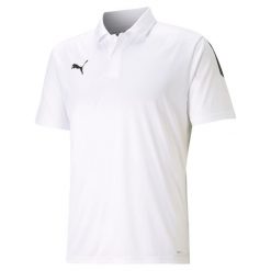Polo Puma Teamliga Sideline. Białe koszulki polo męskie Puma, xs, bez wzorów, sportowe, bez ramiączek. Za 214.00 zł.