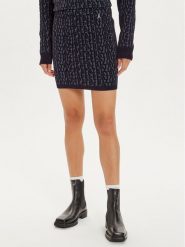 Patrizia Pepe Spódnica mini 2G0986 K210 Granatowy Regular Fit. Niebieskie spódnice damskie Patrizia Pepe, bez wzorów, z syntetyku, mini. Za 459.99 zł.