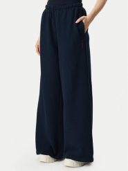 Tommy Jeans Spodnie dresowe Script DW0DW23398 Granatowy Wide Leg. Niebieskie jeansy damskie Tommy Jeans. Za 449.99 zł.