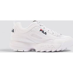 FILA Buty sportowe Disruptor Low Wmn - White. Białe obuwie sportowe damskie Fila, z materiału. Za 485.95 zł.