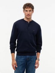 Tommy Hilfiger Bluza Mężczyźni Bawełna niebieski, XXL. Niebieskie bluzy męskie Tommy Hilfiger, m, bez wzorów, z bawełny, bez kaptura. Za 489.95 zł.