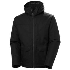 Kurtka przeciwdeszczowa z kapturem Helly Hansen Chill 3.0. Czarne kurtki męskie Helly Hansen, bez wzorów, z syntetyku, z kapturem. Za 1,199.00 zł.