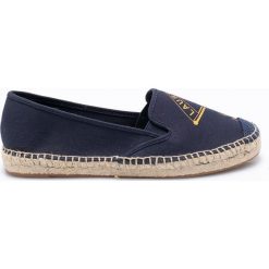 Lauren Ralph Lauren - Espadryle Dillan. Szare espadryle damskie Lauren Ralph Lauren, z materiału. W wyprzedaży za 239.90 zł.