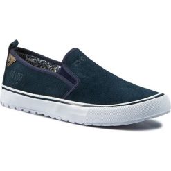Tenisówki BIG STAR - U174095 Navy. Niebieskie trampki męskie Big Star, z gumy. W wyprzedaży za 119.00 zł.