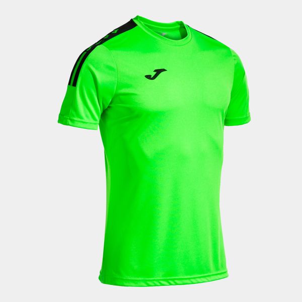 Koszulka Joma Olimpiada. Zielone koszulki sportowe męskie Joma, l, bez wzorów, z materiału, bez kołnierzyka, bez ramiączek, na fitness i siłownię. Za 158.00 zł.