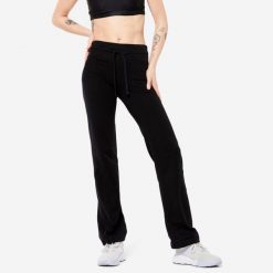 Second Life - Legginsy sportowe damskie Domyos - Stan Doskonały. Czarne legginsy damskie DOMYOS, m, bez wzorów, z bawełny. Za 51.99 zł.
