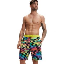 Spodenki szorty męskie kąpielowe Speedo Bondi Basin. Niebieskie kąpielówki męskie Speedo, m, bez wzorów, z materiału, na fitness i siłownię. Za 191.98 zł.