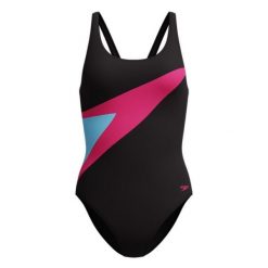 Strój kąpielowy damski Speedo Hyperboom Butterfly Back. Czarne kostiumy jednoczęściowe damskie Speedo, m, bez wzorów, sportowe, na fitness i siłownię. Za 229.49 zł.