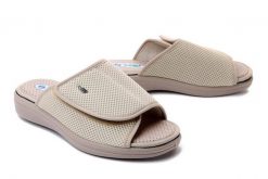 BEFADO DR ORTO 078D 003 beżowy, klapki profilaktyczne damskie. Brązowe klapki damskie Befado Dr Orto, bez wzorów, bez obcasa. Za 124.90 zł.