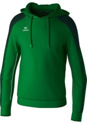 Bluza z kapturem Erima Evo Star. Zielone bluzy sportowe męskie Erima, xl, bez wzorów, z materiału, z kapturem. Za 217.40 zł.