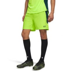 Spodenki męskie Under Armour Challenger Pro 6009621. Zielone krótkie spodenki sportowe męskie Under Armour, l, bez wzorów, z materiału, na fitness i siłownię. Za 172.55 zł.