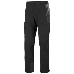 Spodnie narciarskie Helly Hansen Odin Huginn Softshell. Czarne spodnie snowboardowe męskie Helly Hansen, l, bez wzorów, z elastanu, narciarskie. Za 725.50 zł.
