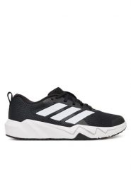Adidas Buty na siłownię Rapidmove Go Trainer JQ3953 Czarny. Czarne obuwie sportowe damskie Adidas, bez wzorów, z materiału, na fitness i siłownię. Za 298.99 zł.