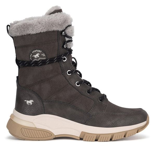 Śniegowce Mustang. Szare śniegowce i trapery damskie Mustang. Za 399.99 zł.