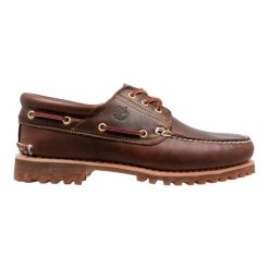 Buty Eleganckie Autentyczne 3 Oczka Lug Md Brązowe Dorosłych. Brązowe eleganckie półbuty Timberland, z materiału, eleganckie, bez zapięcia. Za 856.90 zł.