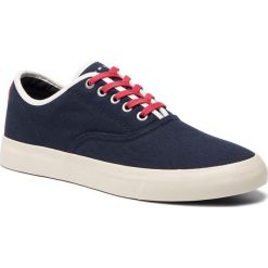 Tenisówki TOMMY HILFIGER - Core Retro Oxford Sneaker FM0FM02216 Midnight 403. Niebieskie półbuty na co dzień męskie Tommy Hilfiger, bez wzorów, z gumy, klasyczne, bez zapięcia. W wyprzedaży za 209.00 zł.