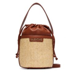 Torebka Valentino. Brązowe torebki do ręki damskie Valentino, bez wzorów, klasyczne, bez dodatków. Za 609.99 zł.