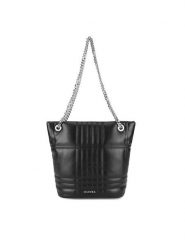 Badura Torebka JH6257-BR. Czarny. Czarne torebki do ręki damskie Badura, bez wzorów, z tworzywa sztucznego, bez dodatków. Za 249.99 zł.