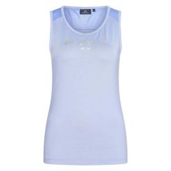 Damski tank top techniczny HV Polo Annabel. Fioletowe koszule damskie HV POLO, bez wzorów, bez kołnierzyka, bez ramiączek, do jazdy konnej. Za 251.50 zł.