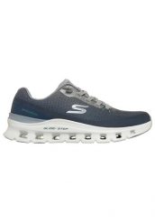 Buty SKECHERS GLIDE STEP PRO WAVERRA Niebieski. Niebieskie trekkingi męskie Skechers, na fitness i siłownię. Za 321.99 zł.