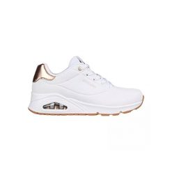 Femme UNO - GOLDEN AIR Skechers WHT 177094 Blanc Skechers. Białe obuwie sportowe damskie Skechers, bez wzorów, z gumy, trekkingowe, Skechers Sport. Za 416.00 zł.