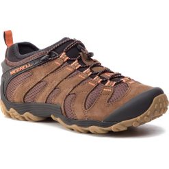 Półbuty MERRELL - Cham 7 Stretch J84275 Dark Earth. Brązowe półbuty na co dzień męskie marki Merrell, z materiału. Za 569.00 zł.