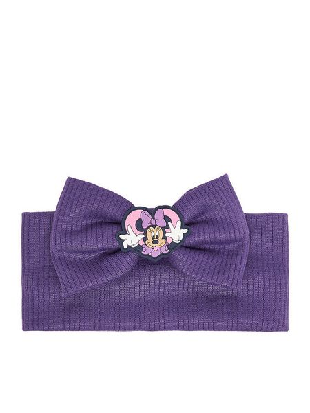 Mickey&Friends Opaska CEO-ACCCS-AW25-112DSTC Fioletowy. Fioletowe rękawiczki dziecięce Mickey&Friends, bez wzorów, z materiału. Za 29.99 zł.