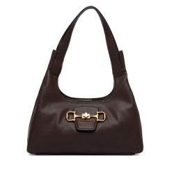 Torebka Guess. Brązowe torebki do ręki damskie Guess, z aplikacjami, klasyczne, bez dodatków. Za 584.99 zł.