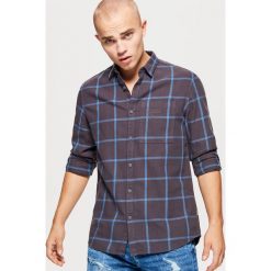 Koszula w kratę - Szary. Szare koszule męskie Cropp. Za 79.99 zł.