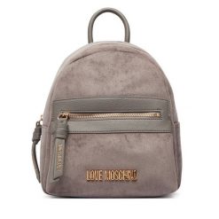 Plecak LOVE MOSCHINO. Szare plecaki damskie Love Moschino, bez wzorów. Za 949.99 zł.