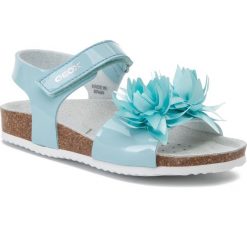 Sandały GEOX - J N.S.Aloha G.E J921CE 000KN C4070 S Aqua. Sandały dziewczęce Geox. W wyprzedaży za 179.00 zł.