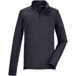 Bluza dziewczęca Killtec KSW 189 GRLS LS SHRT. Czarne bluzy dla dziewczynek KILLTEC, bez wzorów, bez ramiączek, bez kaptura. Za 169.99 zł.