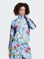 Adidas Bluza X Frarm Rio House Of Trio Track Top KX0043 Niebieski jasny Regular Fit. Niebieskie bluzy damskie Adidas, s, bez wzorów, z syntetyku, bez kaptura. Za 348.99 zł.