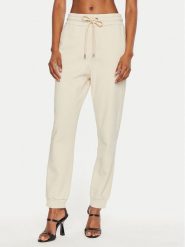 Pinko Spodnie dresowe Carico 100371 A27V Beżowy Regular Fit. Brązowe spodnie dresowe damskie Pinko, m, bez wzorów, z bawełny. Za 579.99 zł.