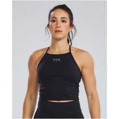Koszulka damska TYR JL THIN STRP TANK. Niebieskie t-shirty damskie TYR, bez wzorów, bez kołnierzyka. Za 349.98 zł.