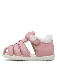 Geox Sandały B Sandal Macchia Gir B254WB08554C8011 Różowy. Czerwone sandały dziewczęce Geox, ze skóry, bez zapięcia. Za 179.99 zł.