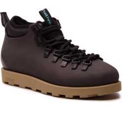 Trapery NATIVE - Fitzsimmons Citylite 31106800-1129 Onyx Black/Stone Brown. Brązowe śniegowce i trapery damskie marki Native, z materiału. W wyprzedaży za 309.00 zł.
