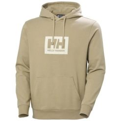 Bluza z kapturem Helly Hansen Box. Brązowe bluzy męskie Helly Hansen, m, bez wzorów, z bawełny, z kapturem. Za 330.00 zł.