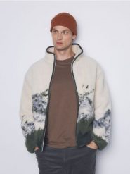 Bluza sherpa ze stójką - wielobarwny. Bluzy męskie Reserved, l, bez wzorów, z dzianiny, bez kaptura. Za 199.99 zł.